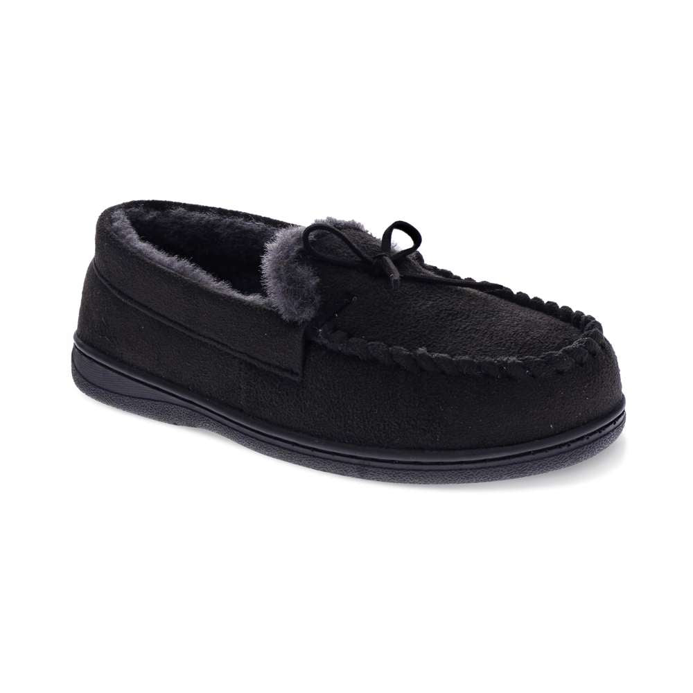 Mohican Moccasin Slipper - Black