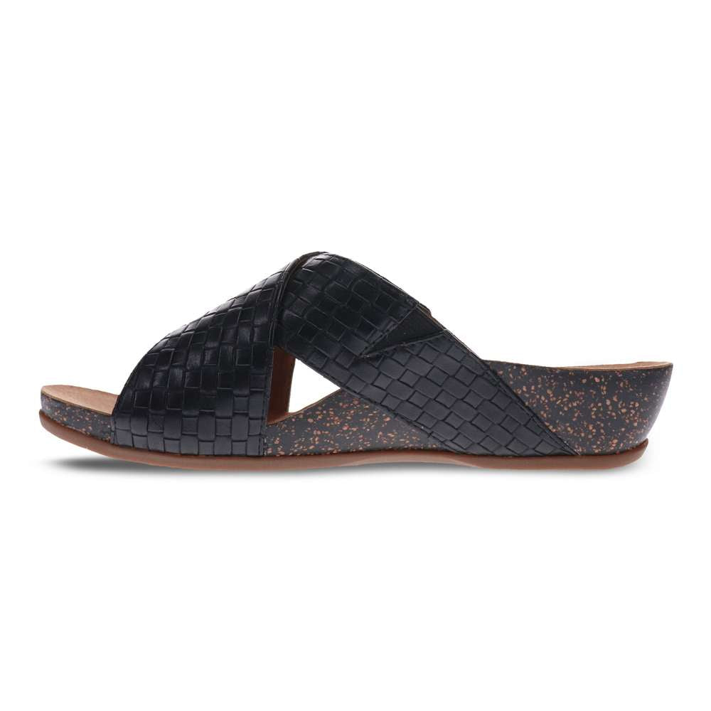 Jean Brick Wedge - Black