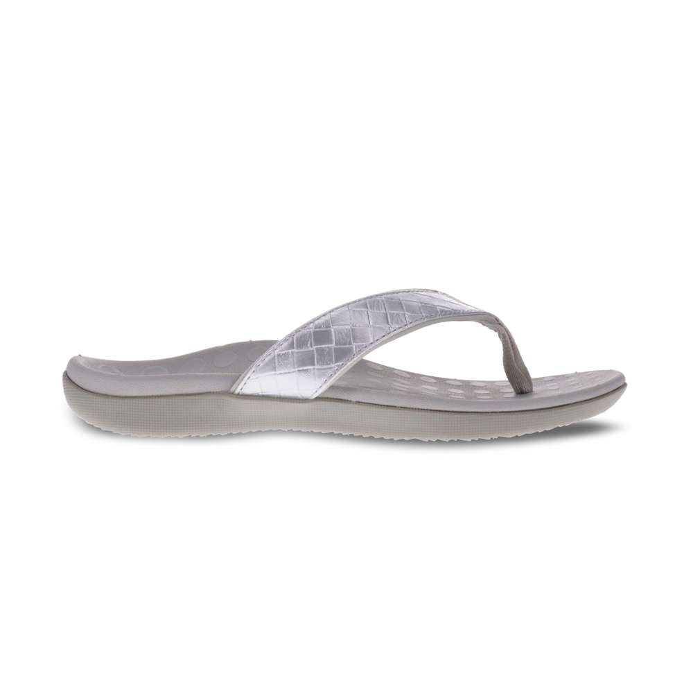 Sonoma Weave Toe Post Sandal - Silver