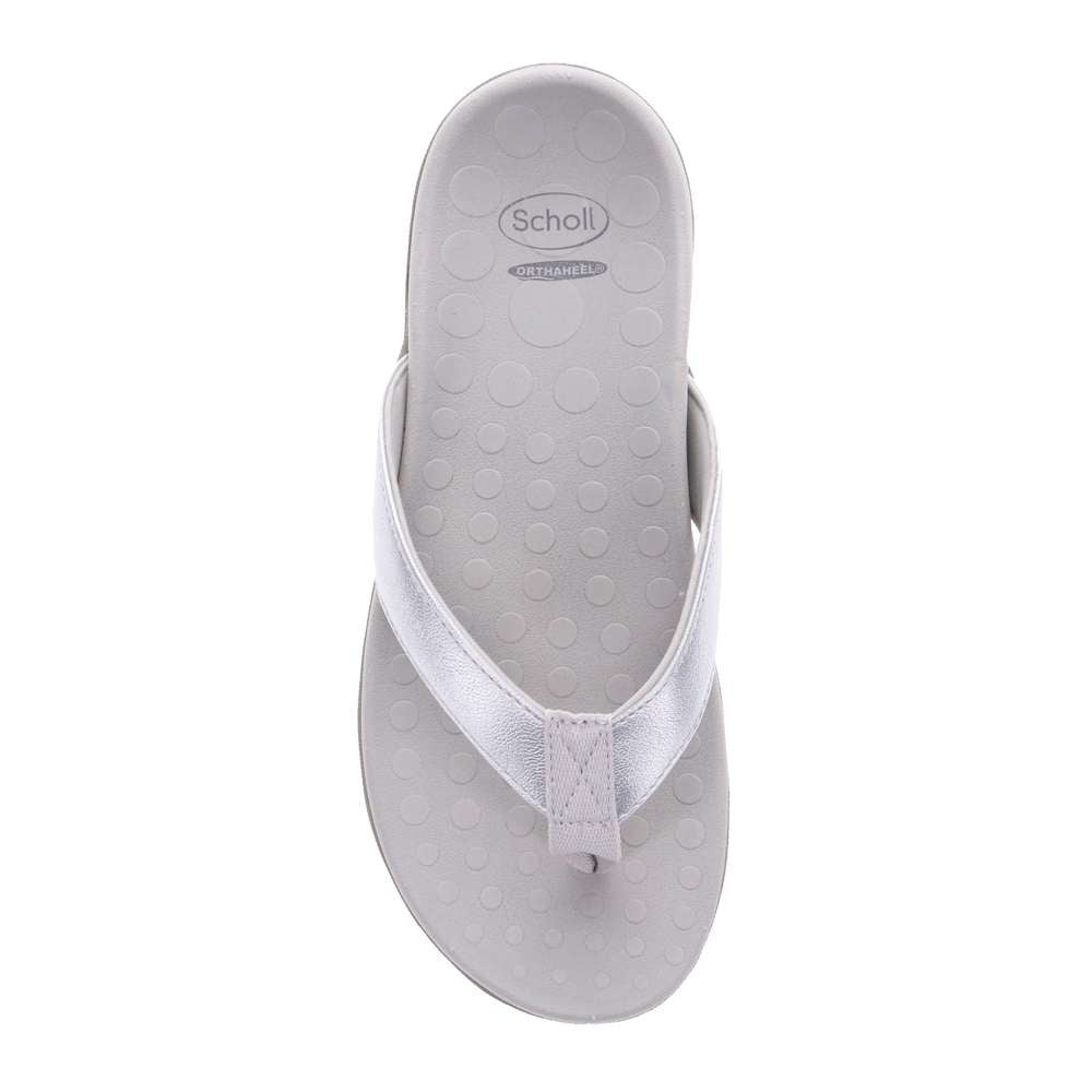 Sonoma Smooth Toe Post Sandal - Silver