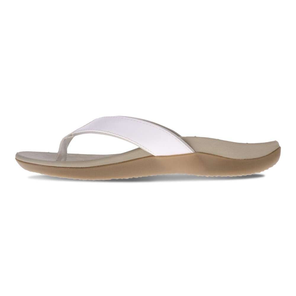 Sonoma Smooth Toe Post Sandal - White