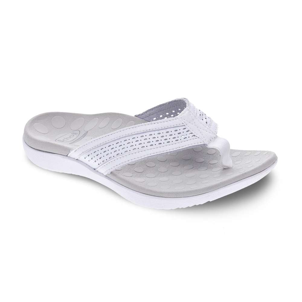 Spark Toe Post Sandal - White