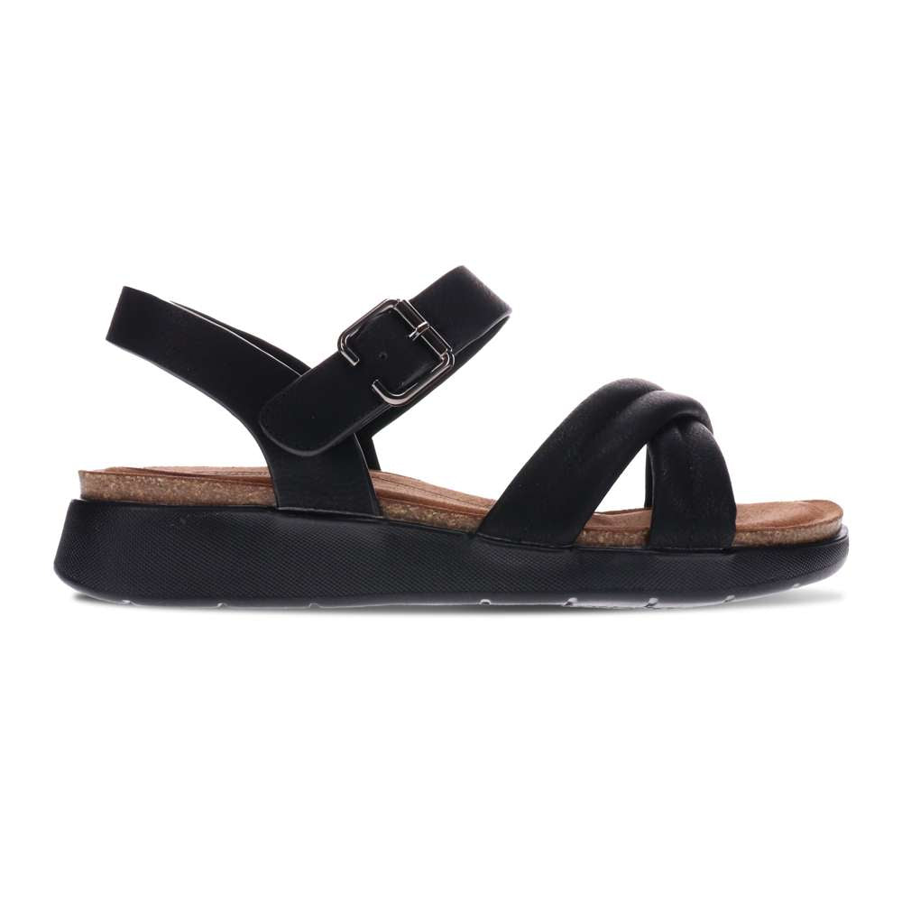 Tatum Adjustable Sandal - Black