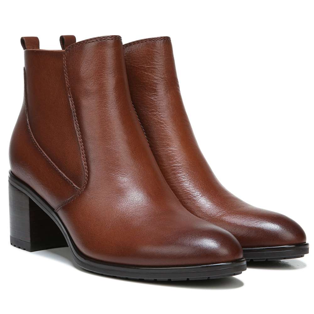Laura Ankle Bootie - Terracotta