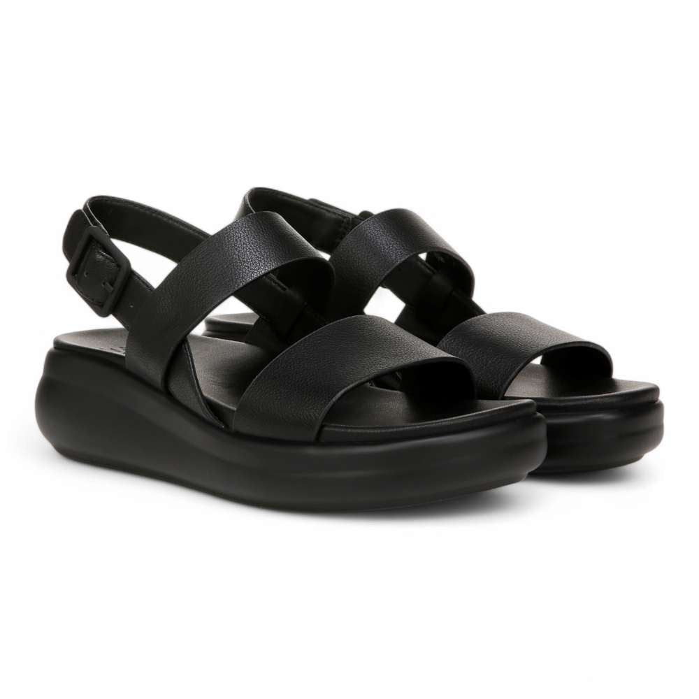 Coast Sandal - Black Tumble
