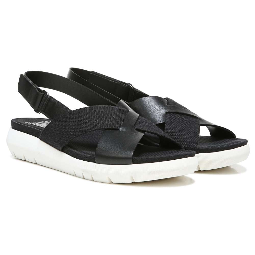 Lilac Backstrap Sandal - Black