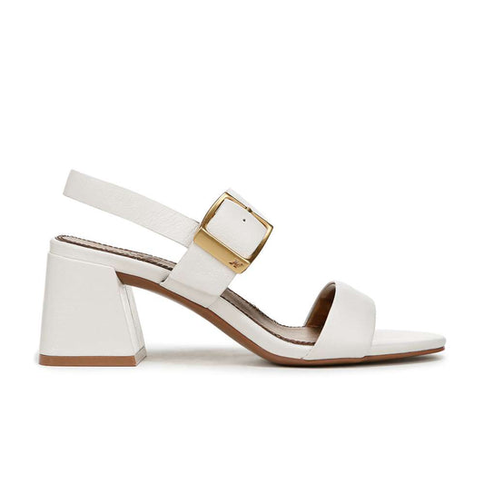 Vicky Dress Heeled Sandal - Warm White