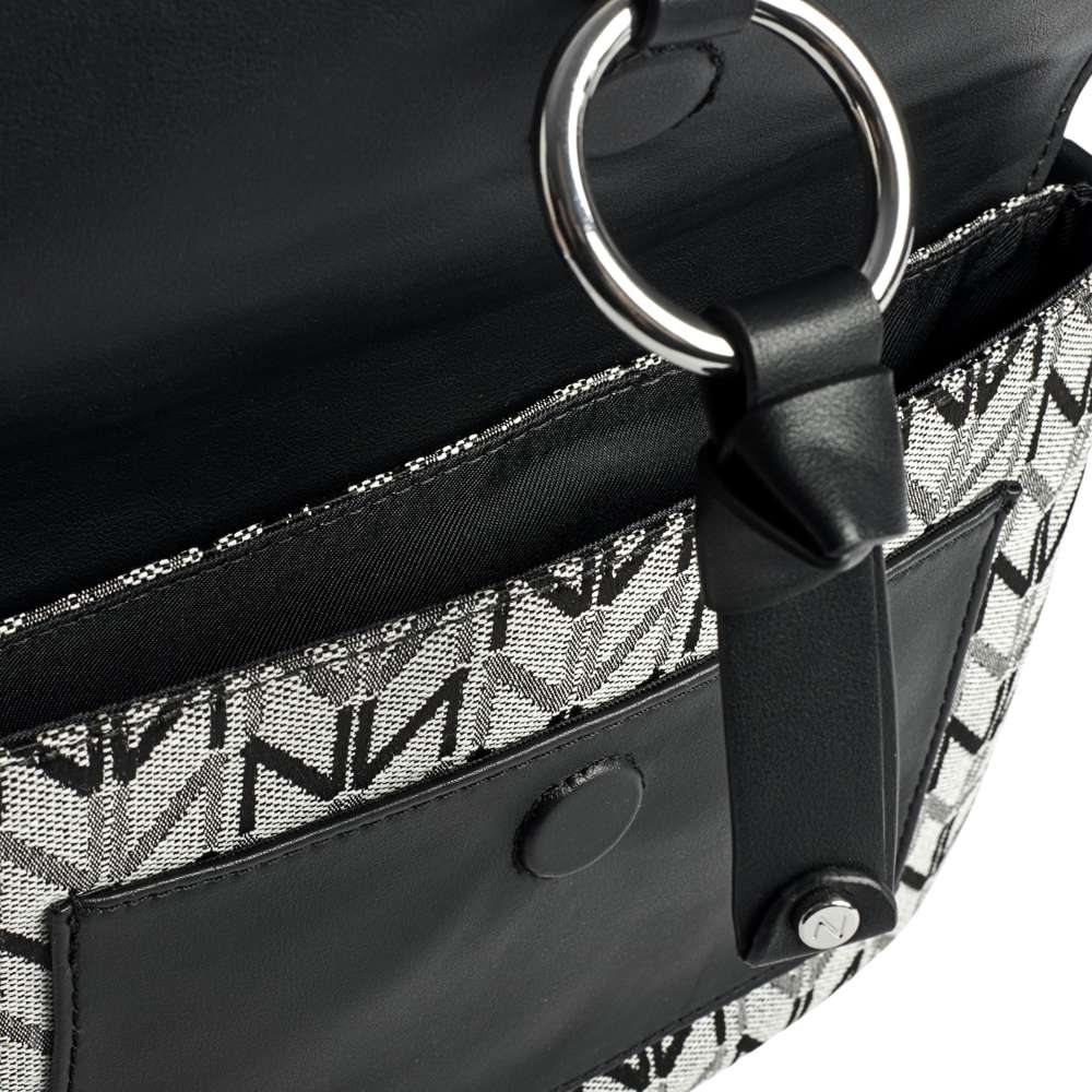 Cinty 2 Shoulder Bag - Black/White