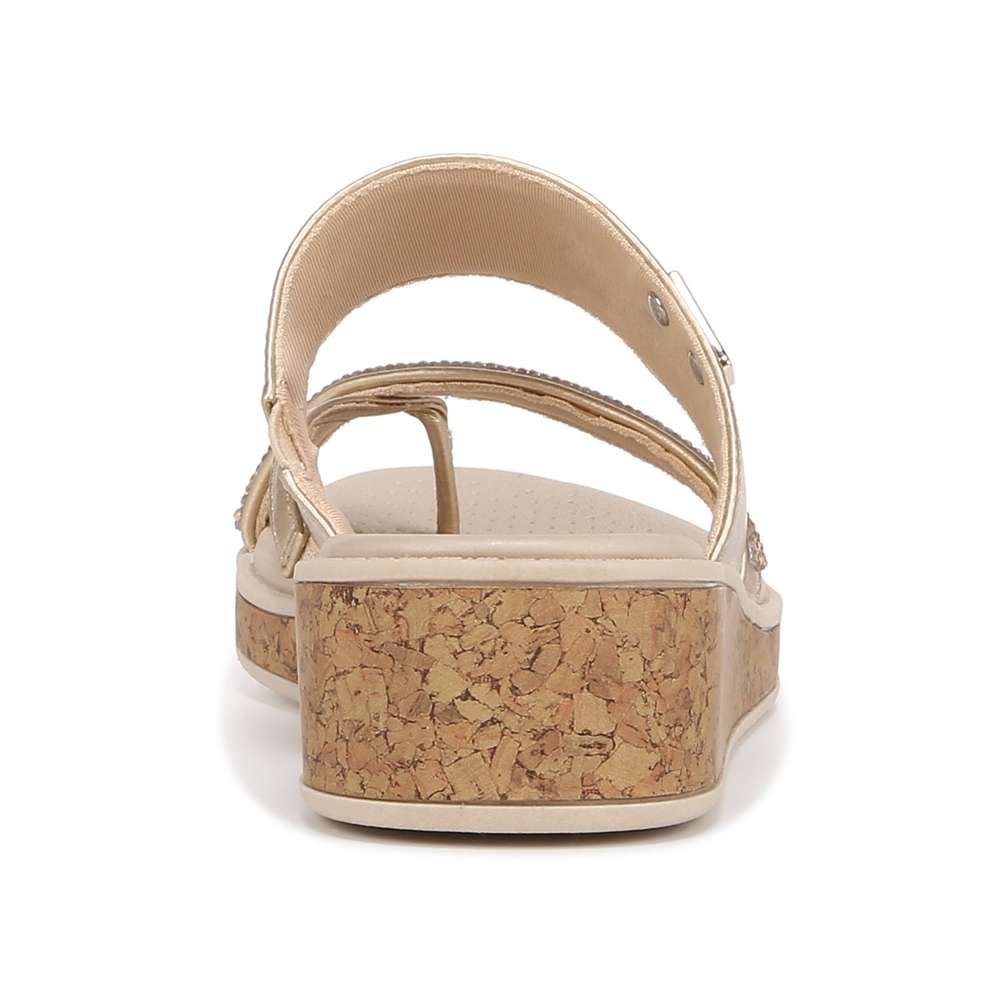 Bora Bright Sandal - Gold Metallic