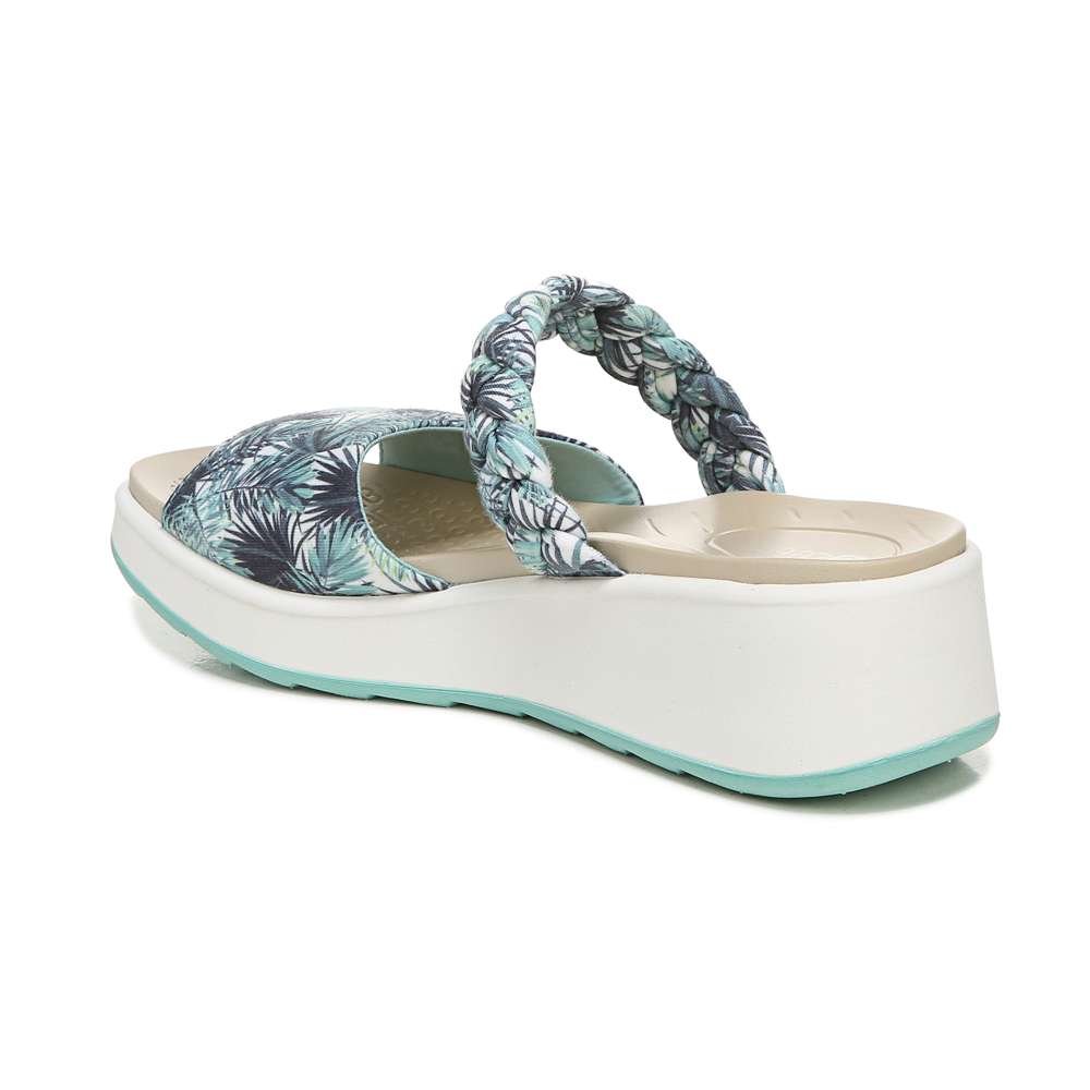 New Wave Slide Sandal - Green Leaf