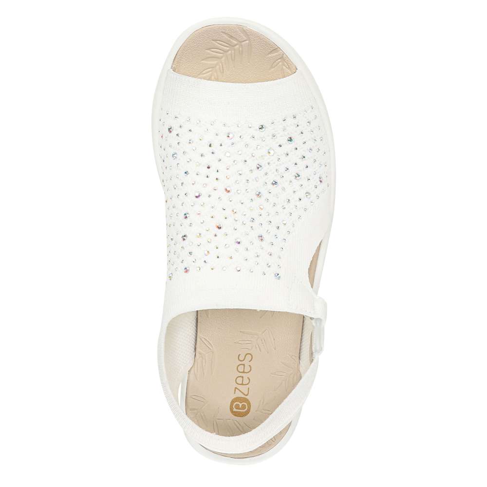 Star Bright Sandal - White Knit