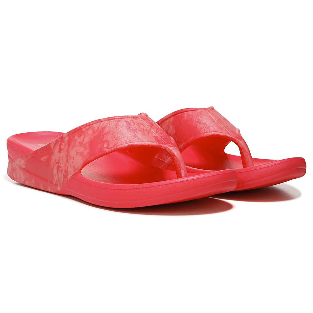 Villa Print Flip Flop Sandal - Pink