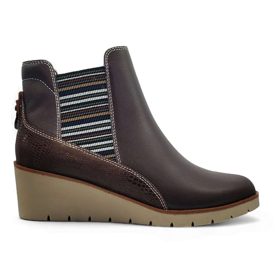 Galway Wedged Boot - Espresso