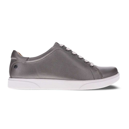 Limoges Lace-Up Casual Sneaker - Slate/Peacock Python