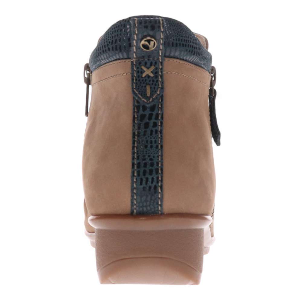 Plymouth Boots - Toffee Nubuck/Navy Lizard