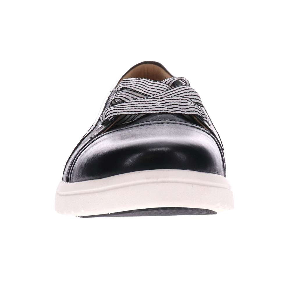 Bridgette Slip-On Sneaker - Black Leather