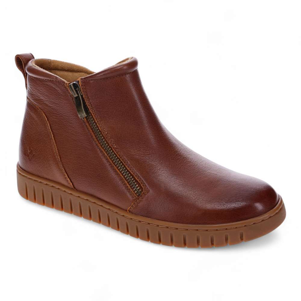 Leni Zip Boot - Mocha