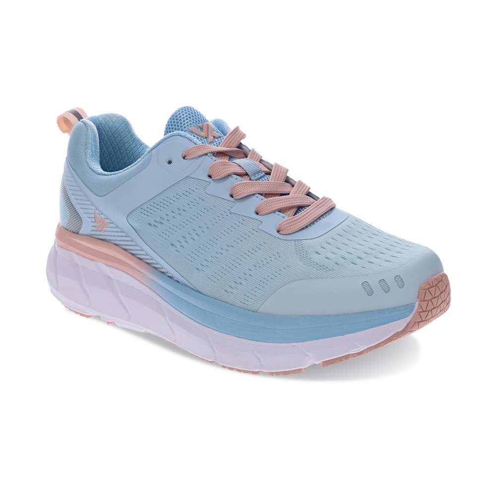 Walker Mesh III Active Sneaker - Lt Blue/Apricot