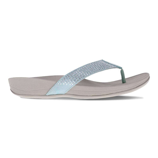 Allora Toe Post Sandal - Jade Rhinestone