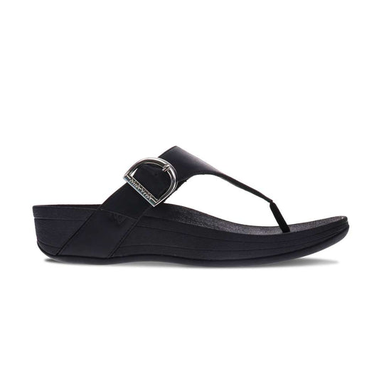 Faith Toe Post Sandal - Black