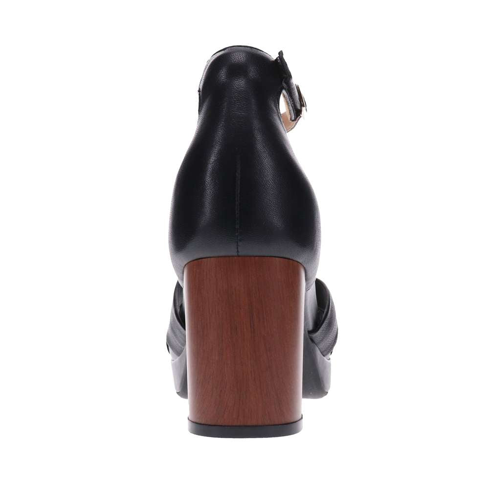 Tatum Heeled Sandal - Black