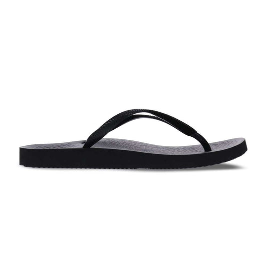 Venice Solid Women's Toe Post Sandal - Black