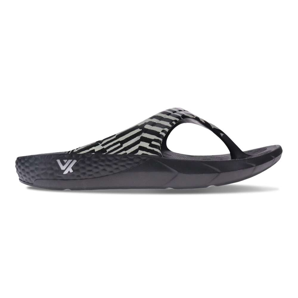 Vitality Toe Post Sandal - Black Zebra