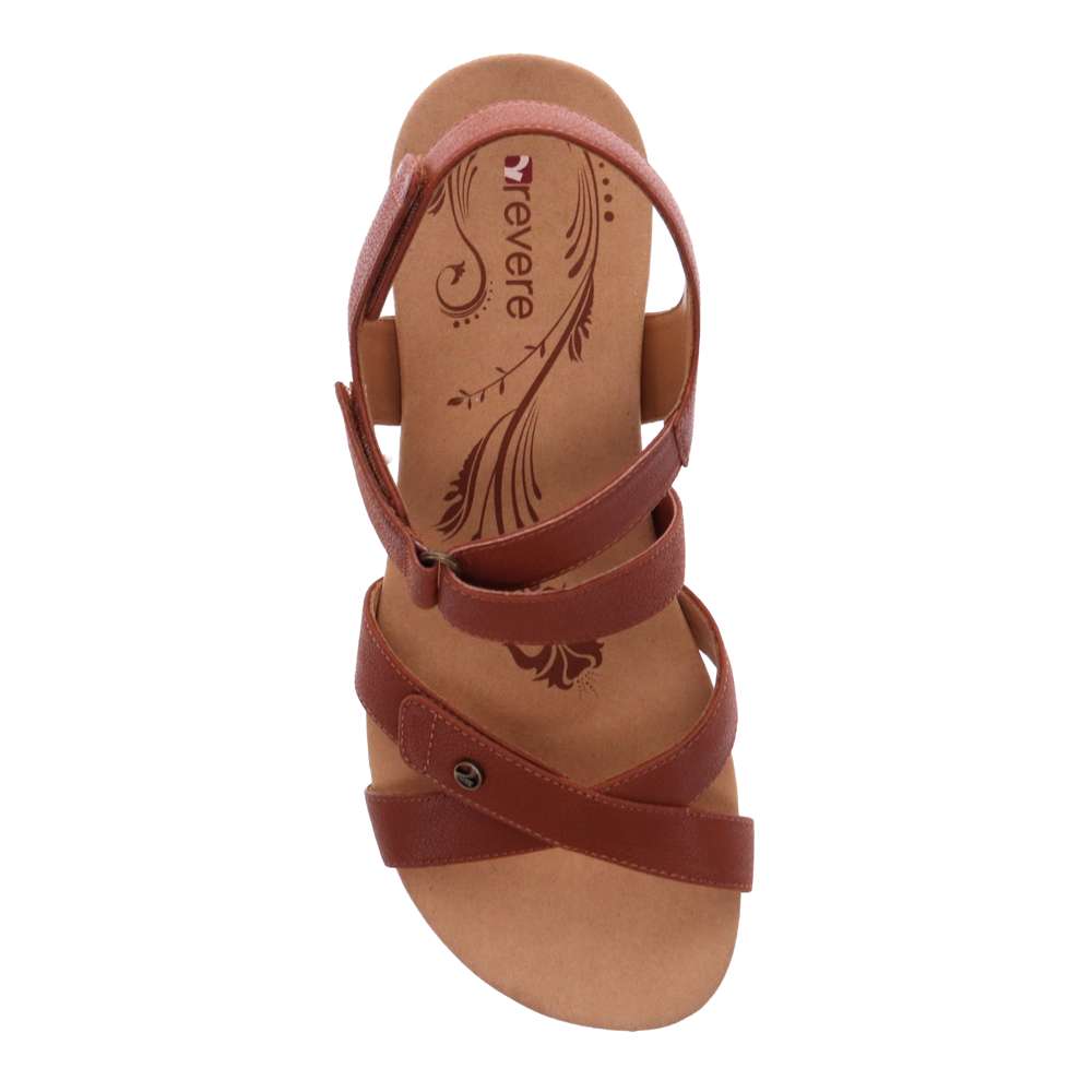 Casablanca Wedge - Cognac