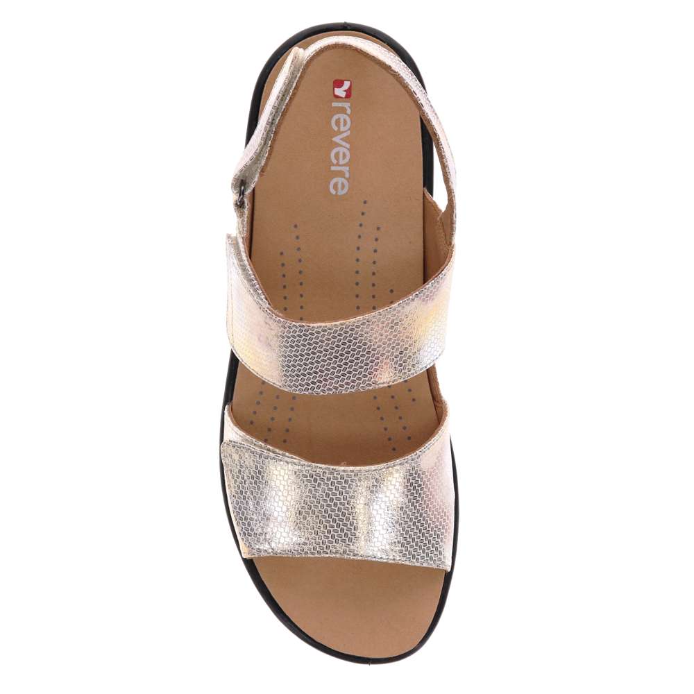 Como Adjustable Sandal - Metallic Interest