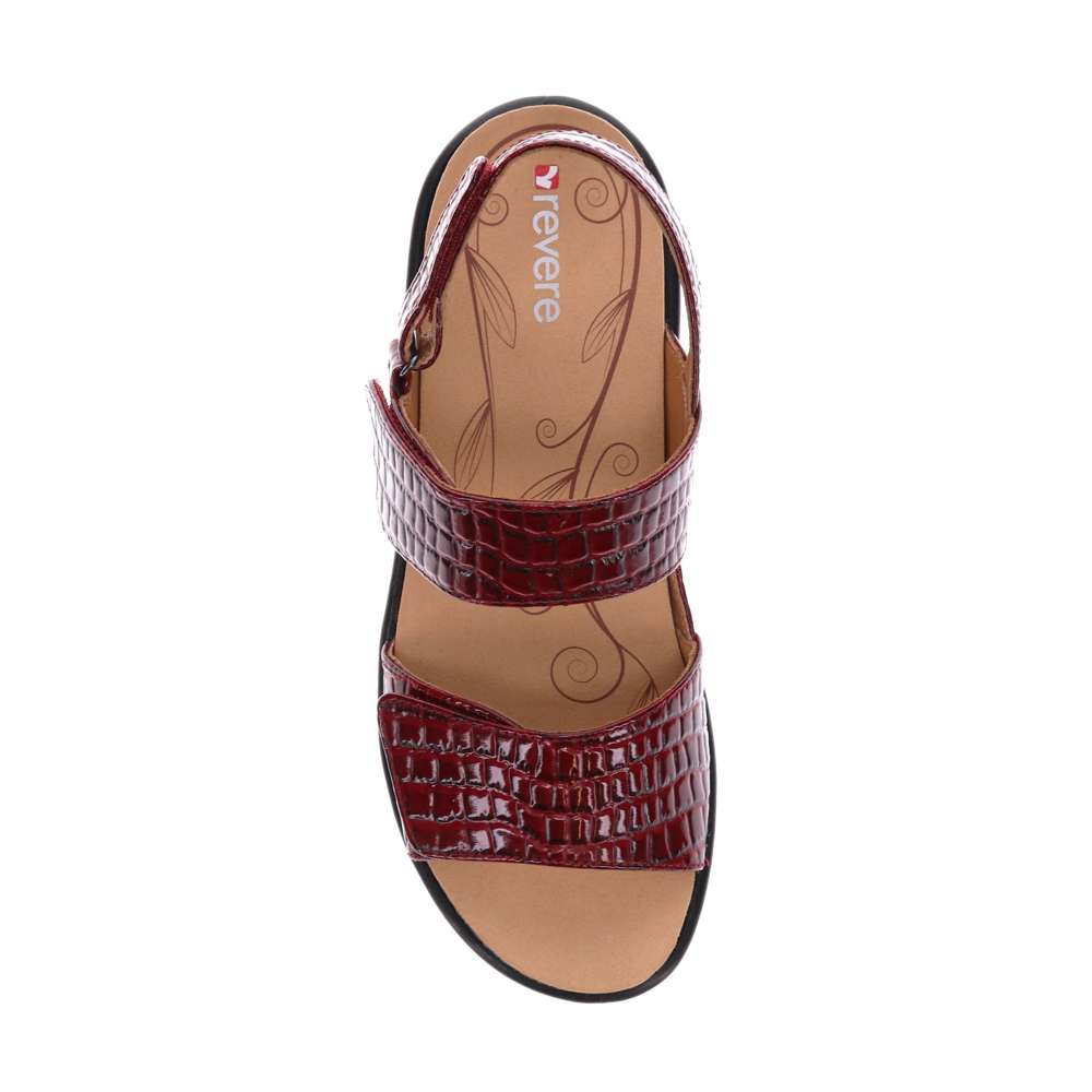 Como Adjustable Sandal - Red Croc