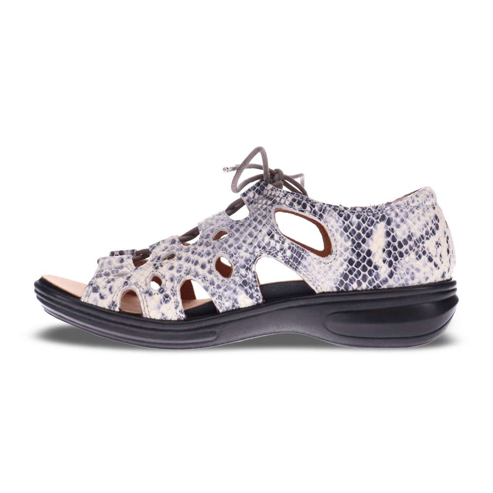 Napier Ghillie Sandal - Natural Snake