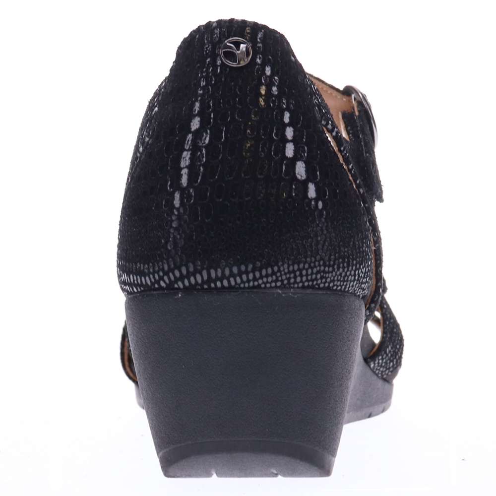 Nassau Wedge - Black Lizard