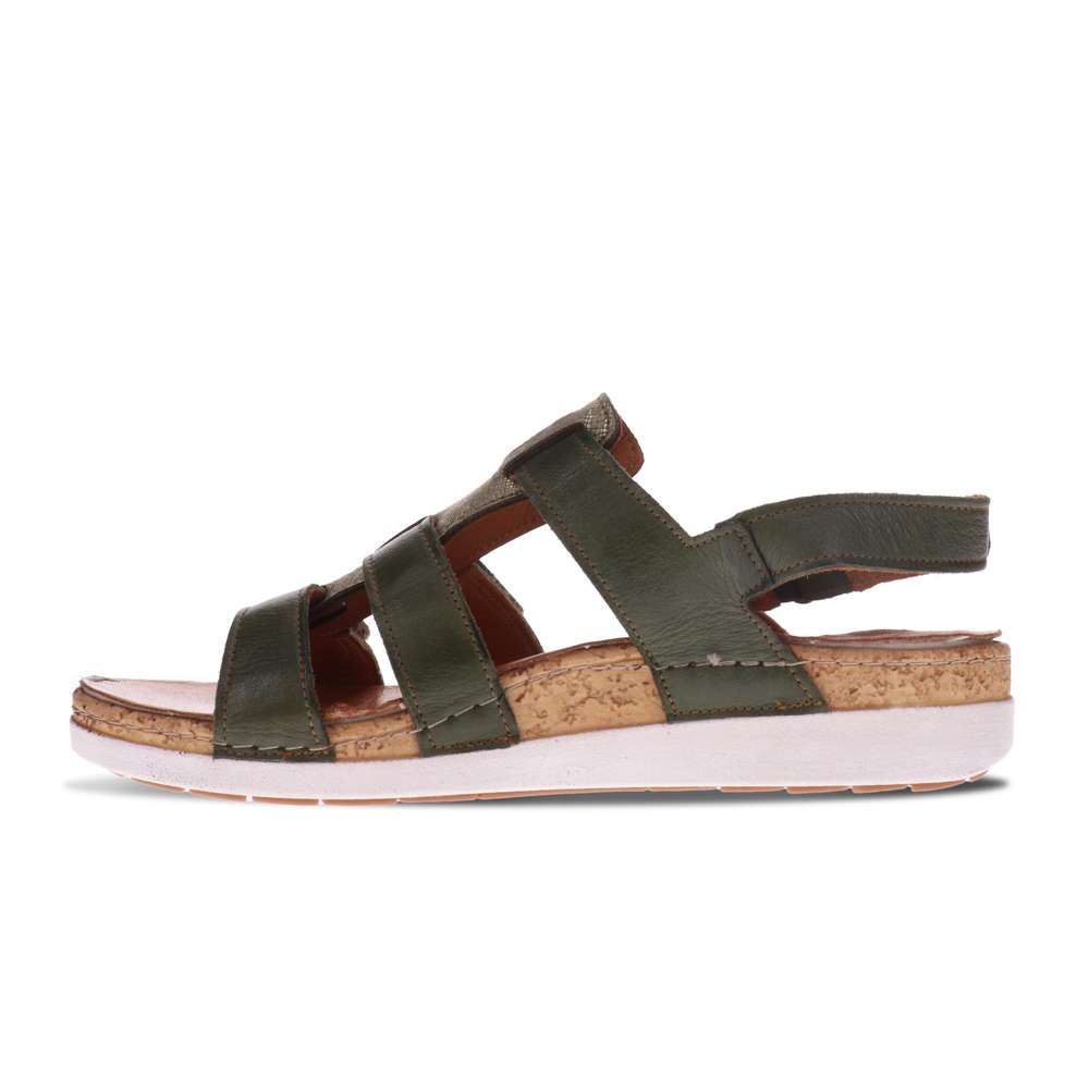 Santorini Gladiator Sandal - Khaki