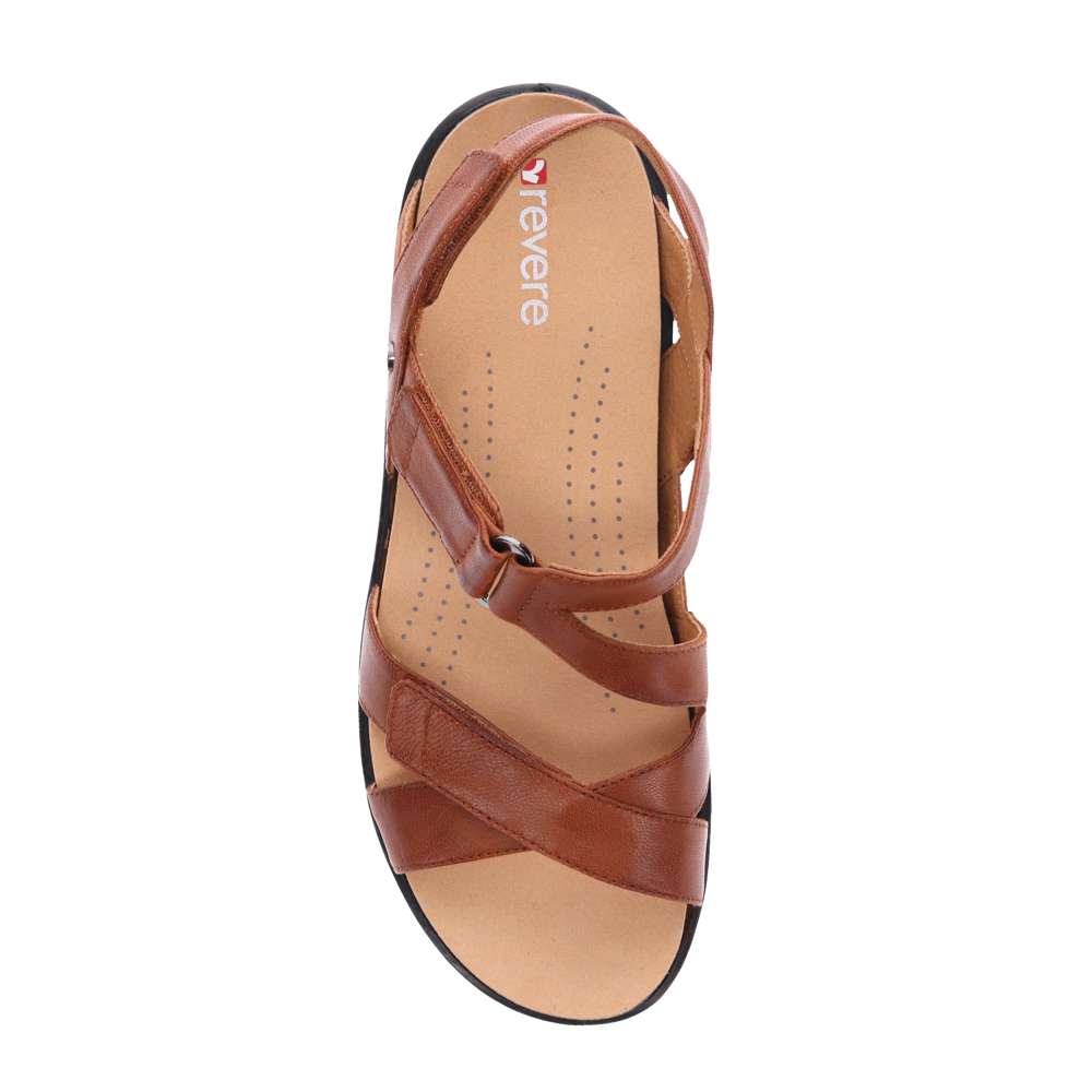 Zanzibar Adjustable Sandal - Cognac