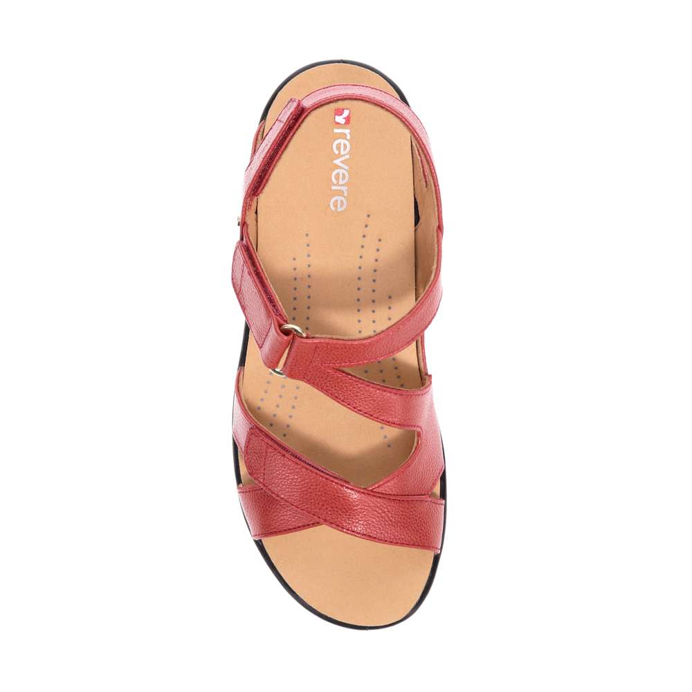 Zanzibar Adjustable Sandal - Ruby Metallic
