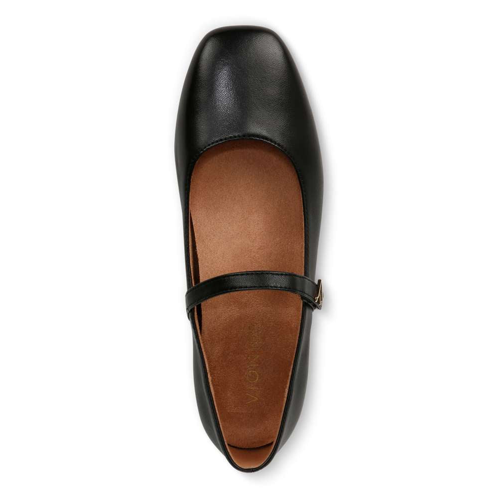 Alameda Mary Jane Flat - Black