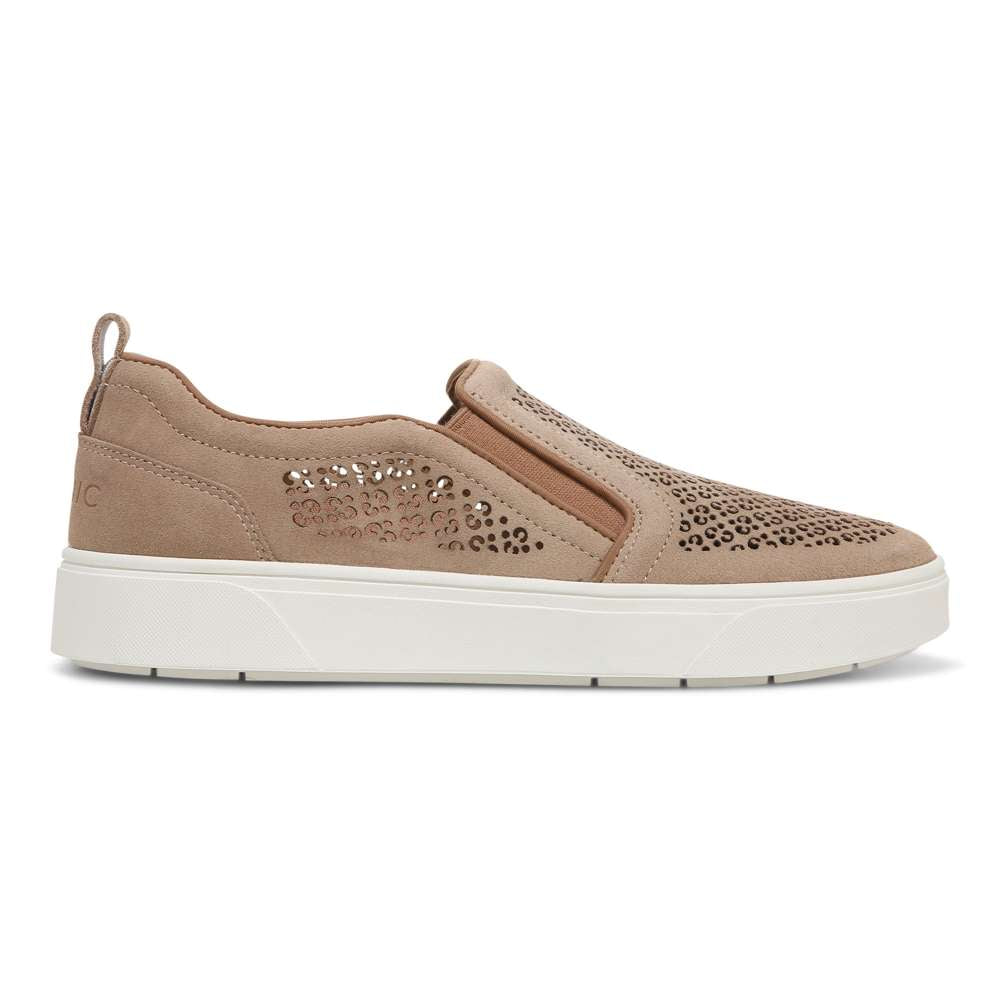 Kimmie Perf Slip-On Sneaker - Wheat
