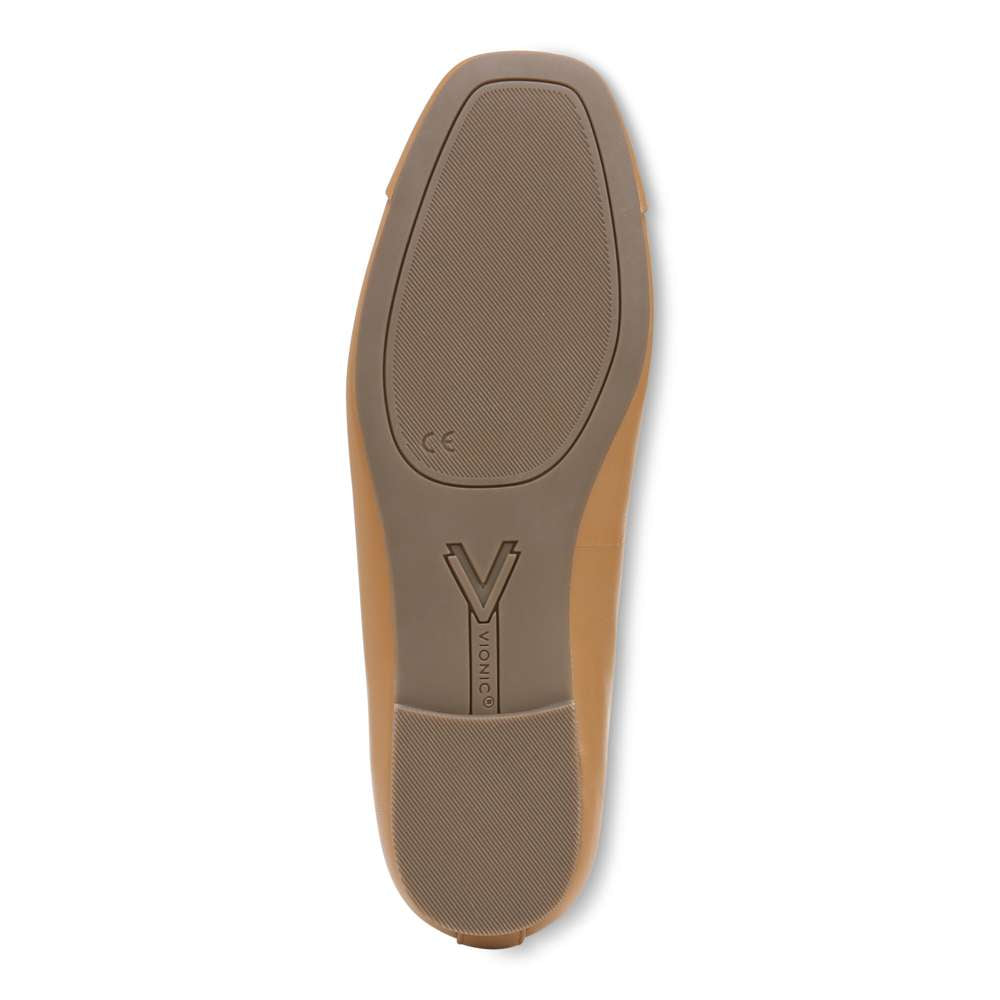 Klara Flat - Camel Leather