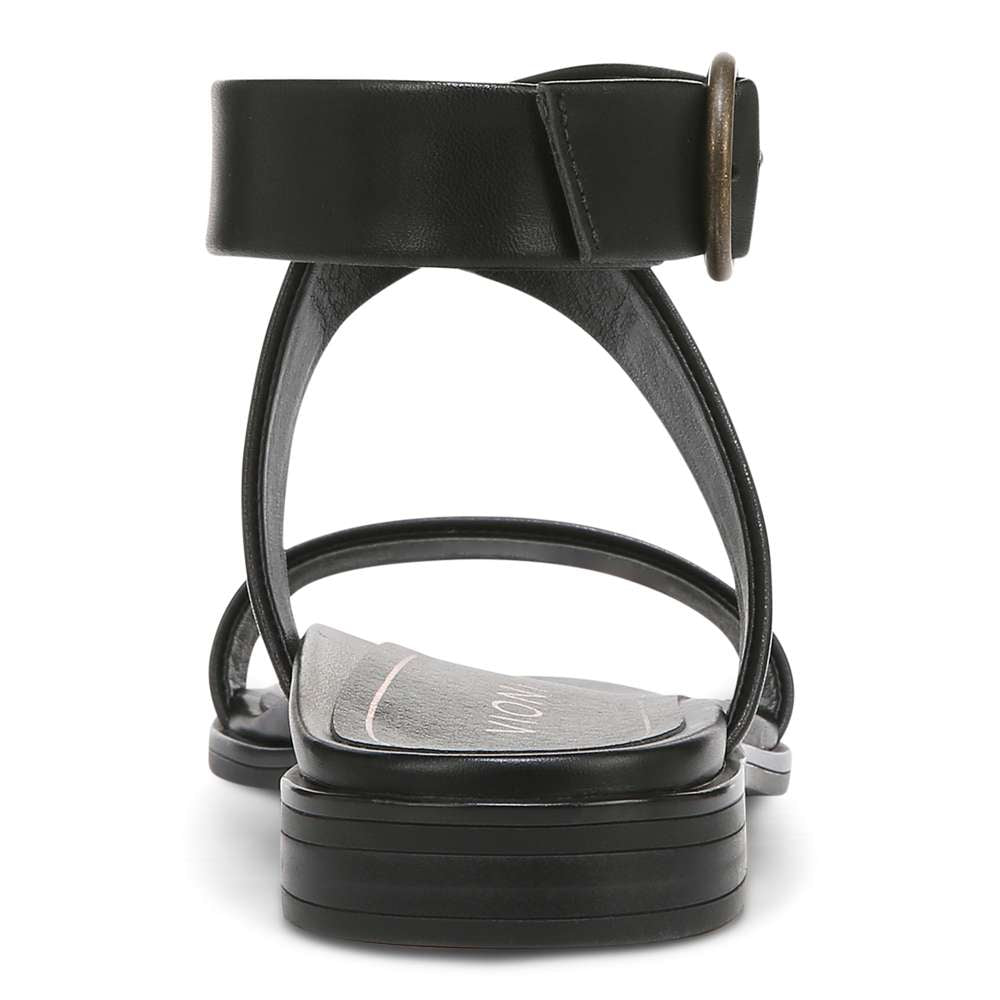 Anaya Sandal - Black Leather