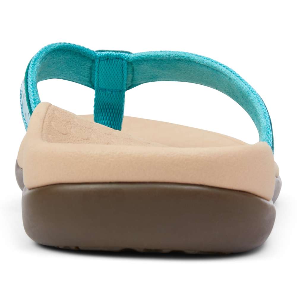Casandra Toe Post Sandal - Teal