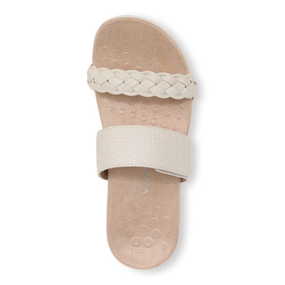 Jeanne Slide Sandal - Cream