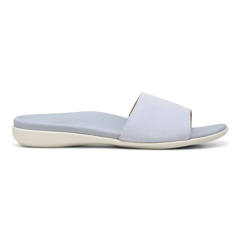 Val Slide Sandal - Blue Haze