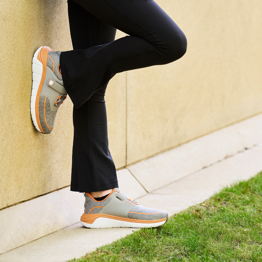 Lifestyle image for No. 45 Sport Jogger W/ Heel Assist - Grey/Orange