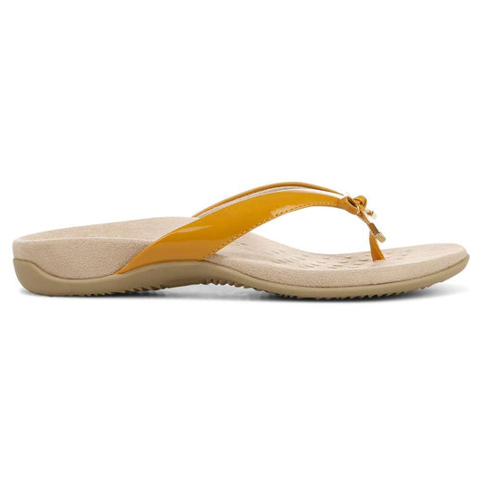 Bella Toe Post Sandal - Yellow