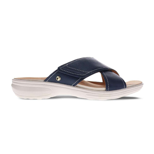 Denia Slide - Blue French