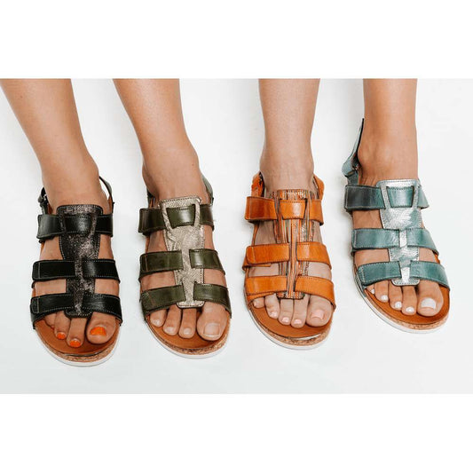 Lifestyle image for Santorini Gladiator Sandal - Black