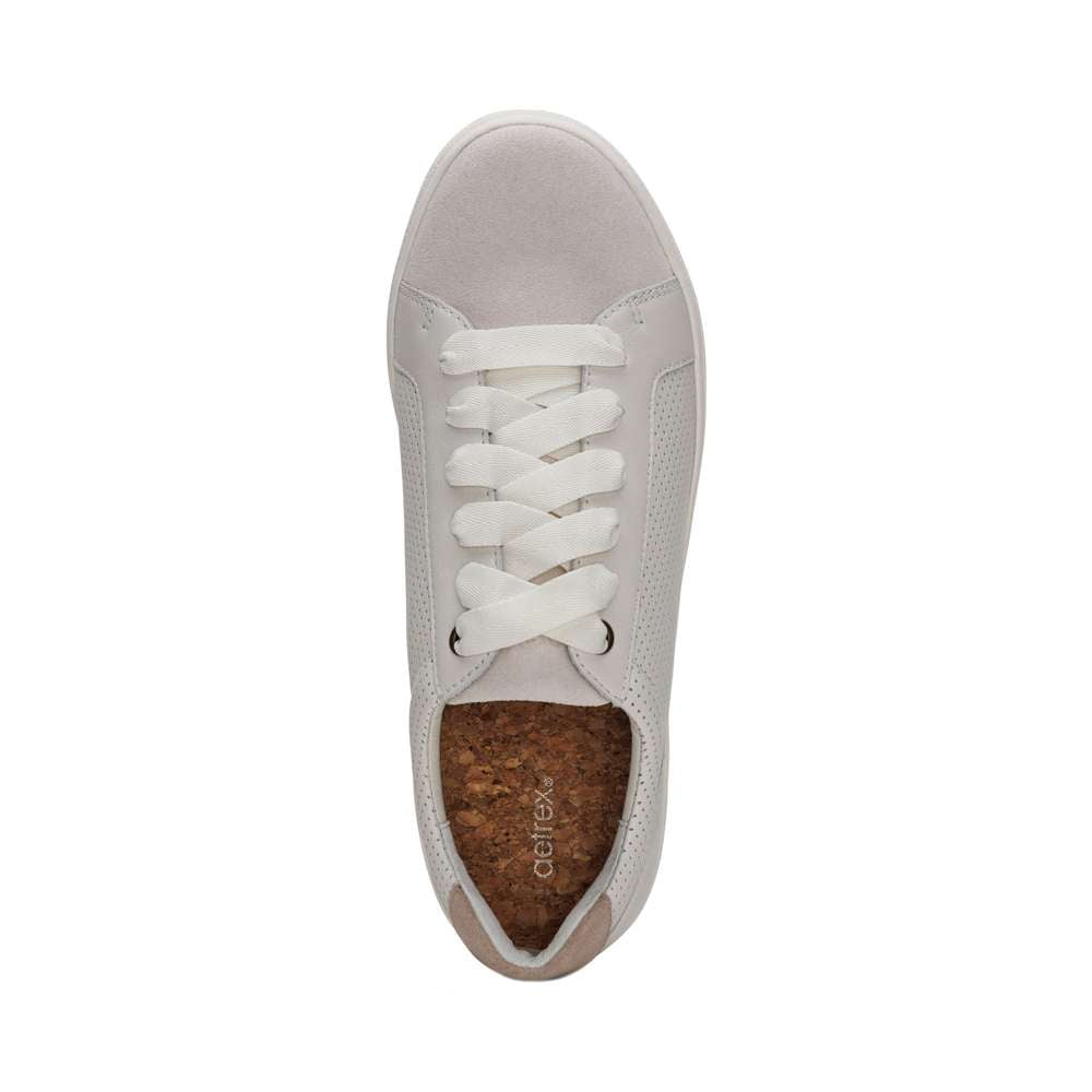 Courtney Lace-up Sneakers - Chalk