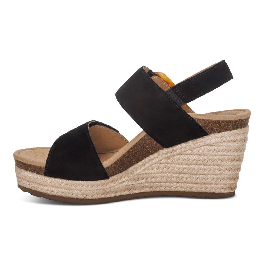 Ashley Wedges - Black