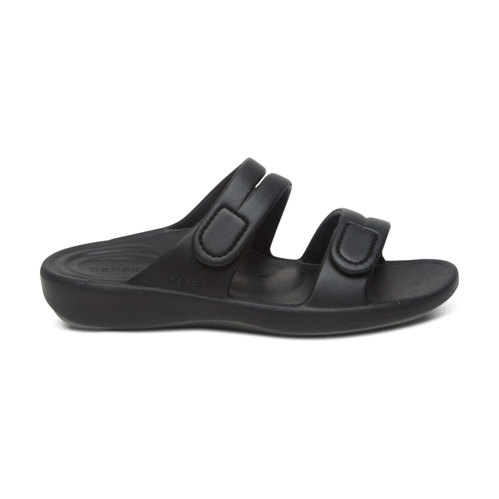 Janey Sport Slide - Black