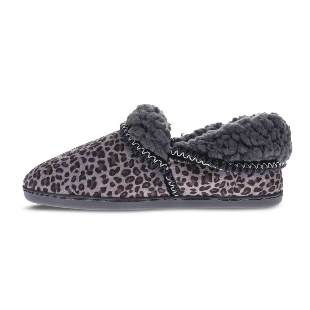 Snuggle Slipper - Black Leopard